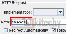  http request calendar in performance testing